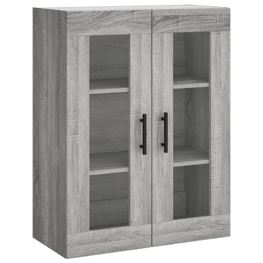 vidaXL Highboard Grey Sonoma 69.5x34x180 cm Engineered Wood