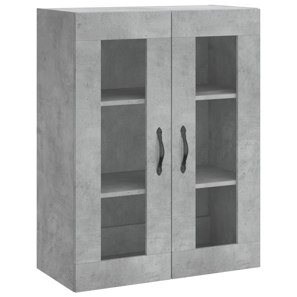 Highboard Concrete Grey 69,5x34x180 cm Engineered Wood