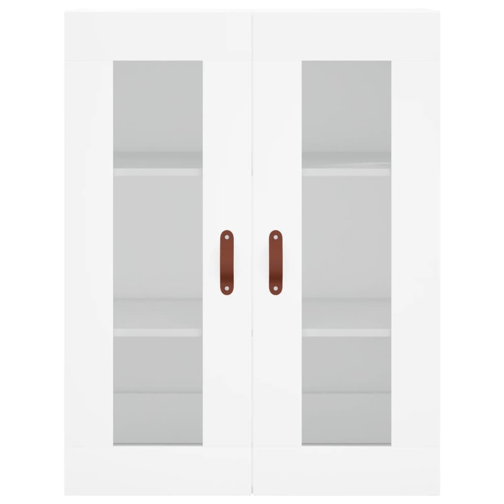 Highboard White 69,5x34x180 cm Engineered Wood