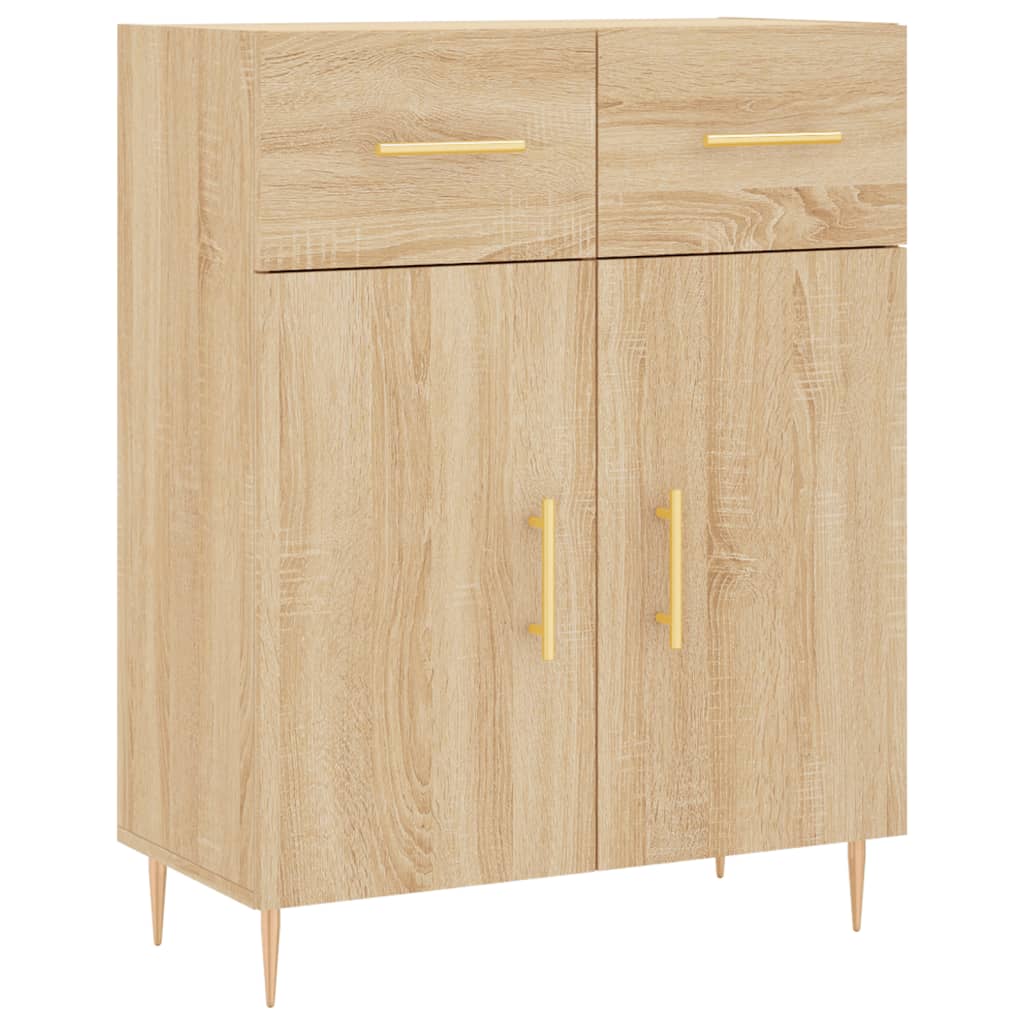 Highboard Sonoma Oak 69,5x34x180 cm Engineered Wood
