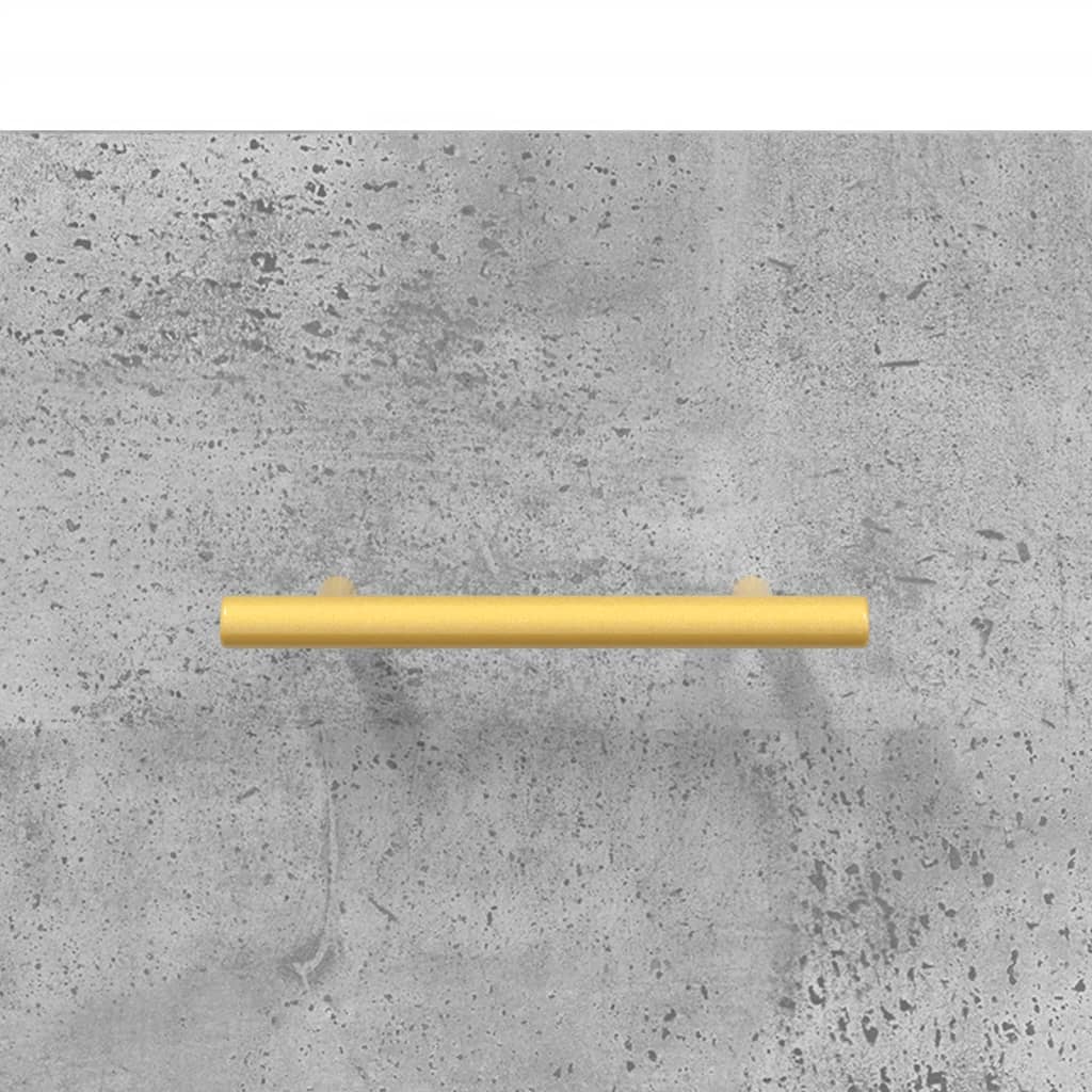 Highboard Concrete Grey 69,5x34x180 cm Engineered Wood