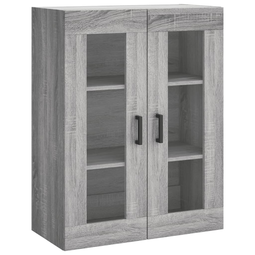 Highboard Grey Sonoma 69,5x34x180 cm Engineered Wood