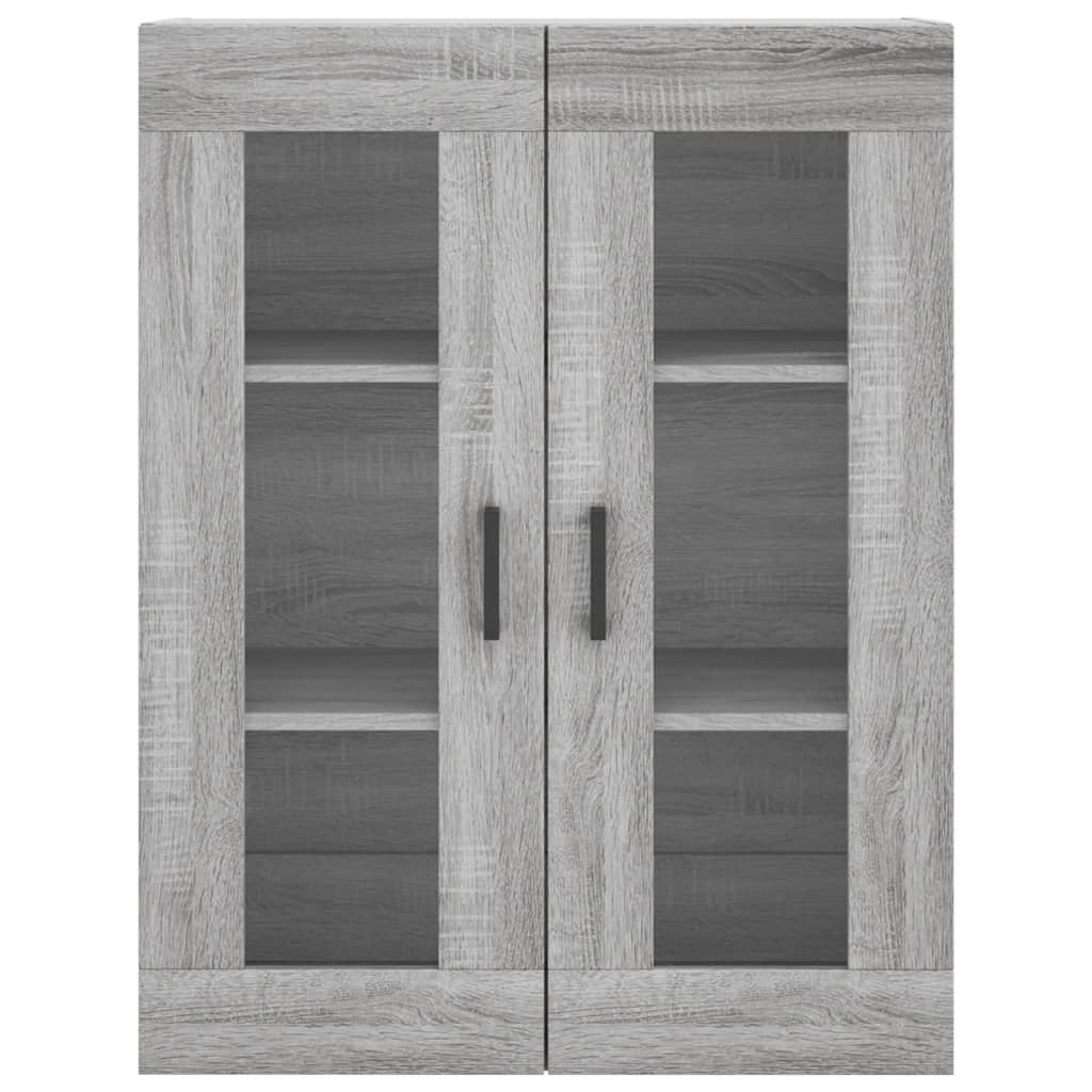 Highboard Grey Sonoma 69,5x34x180 cm Engineered Wood