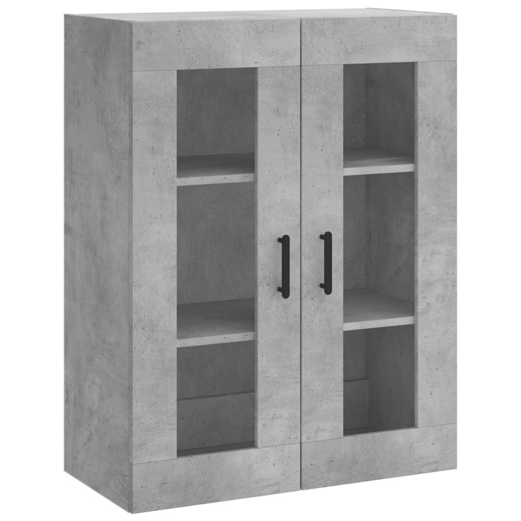Highboard Concrete Grey 69,5x34x180 cm Engineered Wood