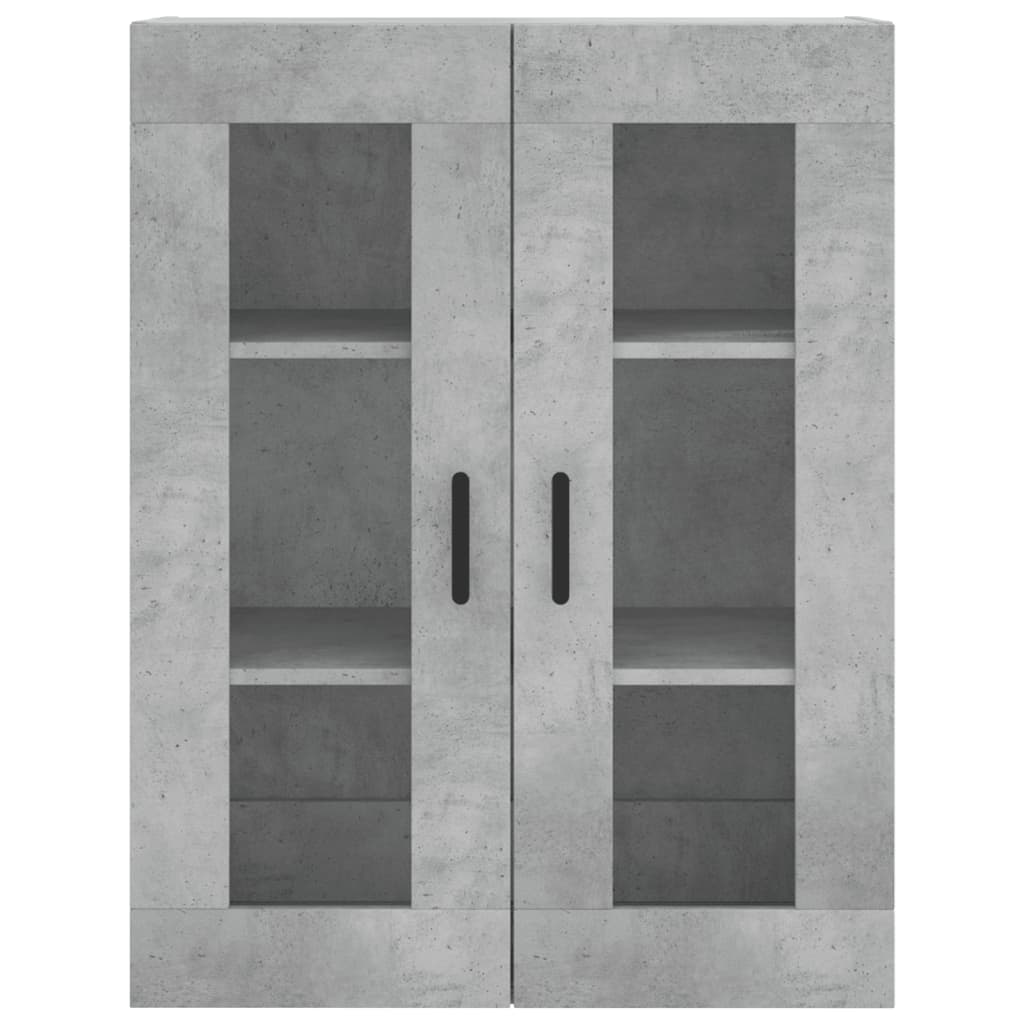 Highboard Concrete Grey 69,5x34x180 cm Engineered Wood