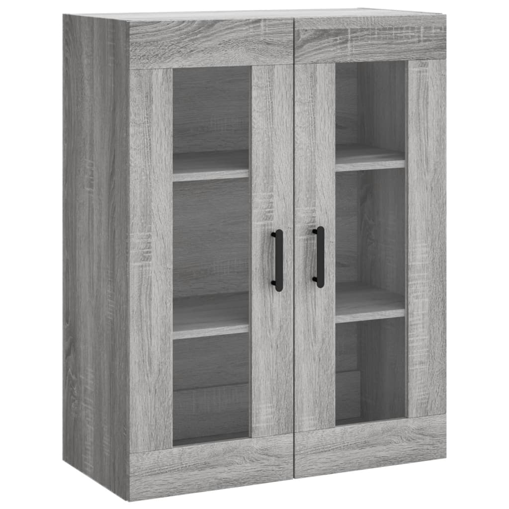 Highboard Grey Sonoma 69,5x34x180 cm Engineered Wood