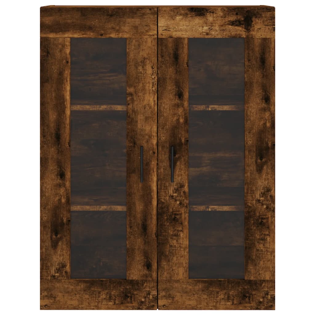 Highboard Smoked Oak 69,5x34x180 cm Engineered Wood