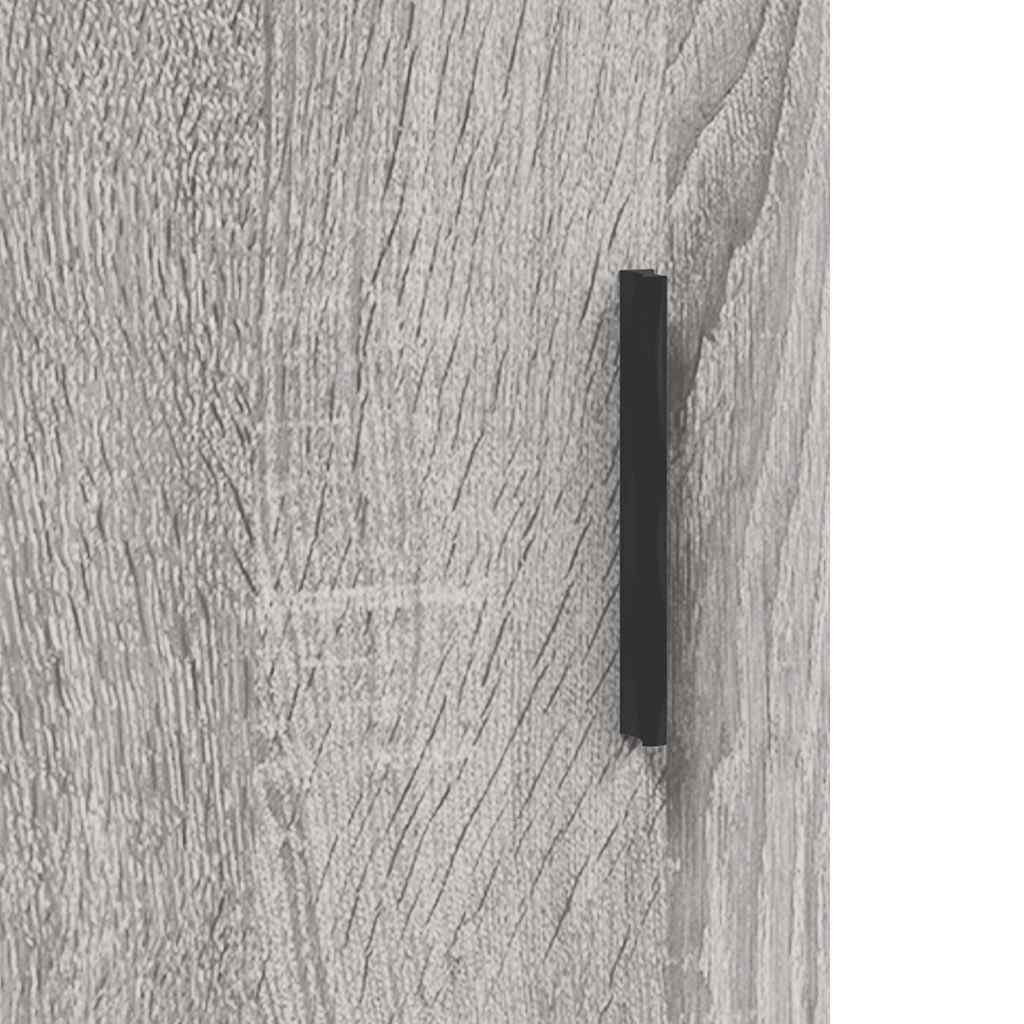 Highboard Grey Sonoma 69,5x34x180 cm Engineered Wood