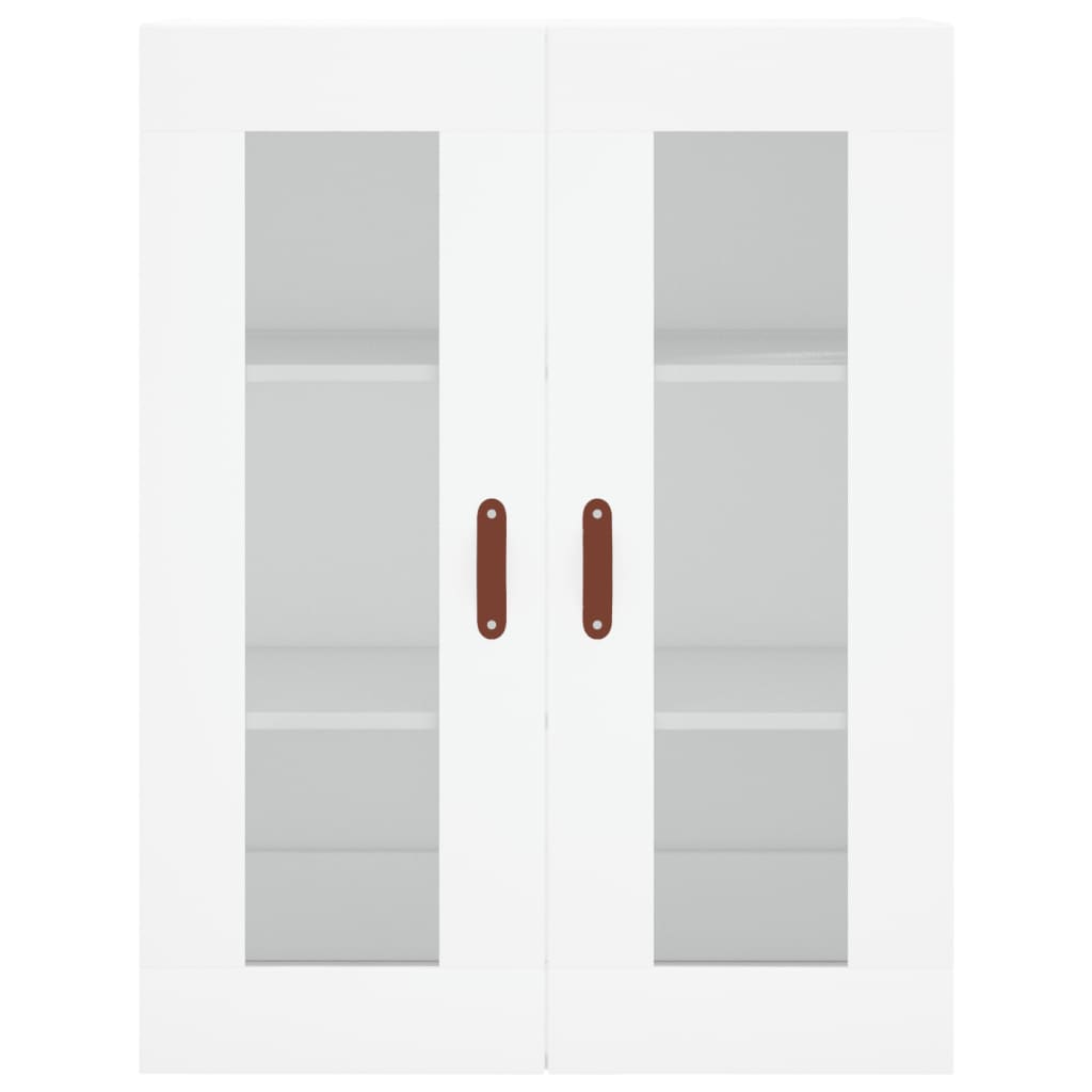 Highboard White 69,5x34x180 cm Engineered Wood