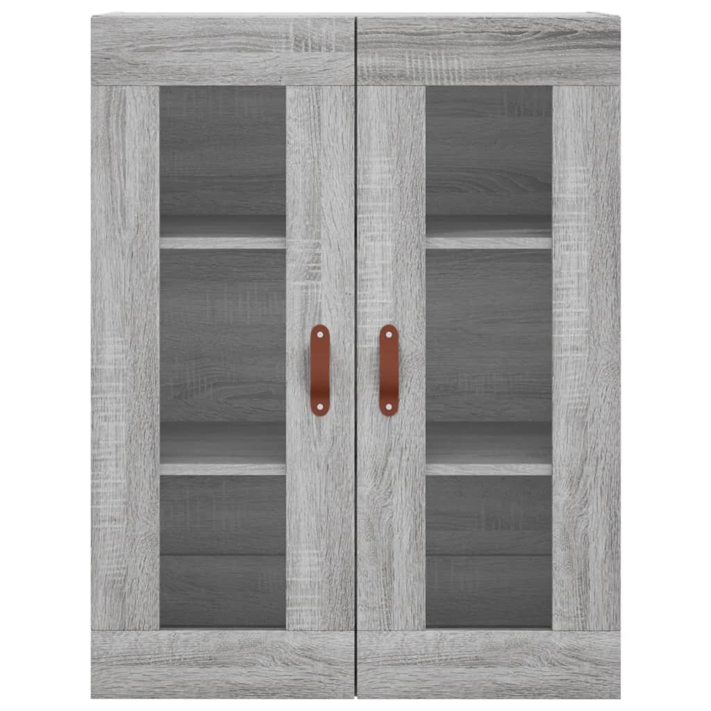 Highboard Grey Sonoma 69,5x34x180 cm Engineered Wood