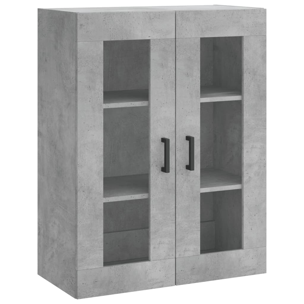 Highboard Concrete Grey 69,5x34x180 cm Engineered Wood
