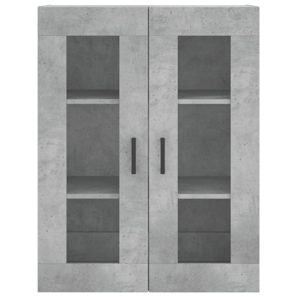Highboard Concrete Grey 69,5x34x180 cm Engineered Wood