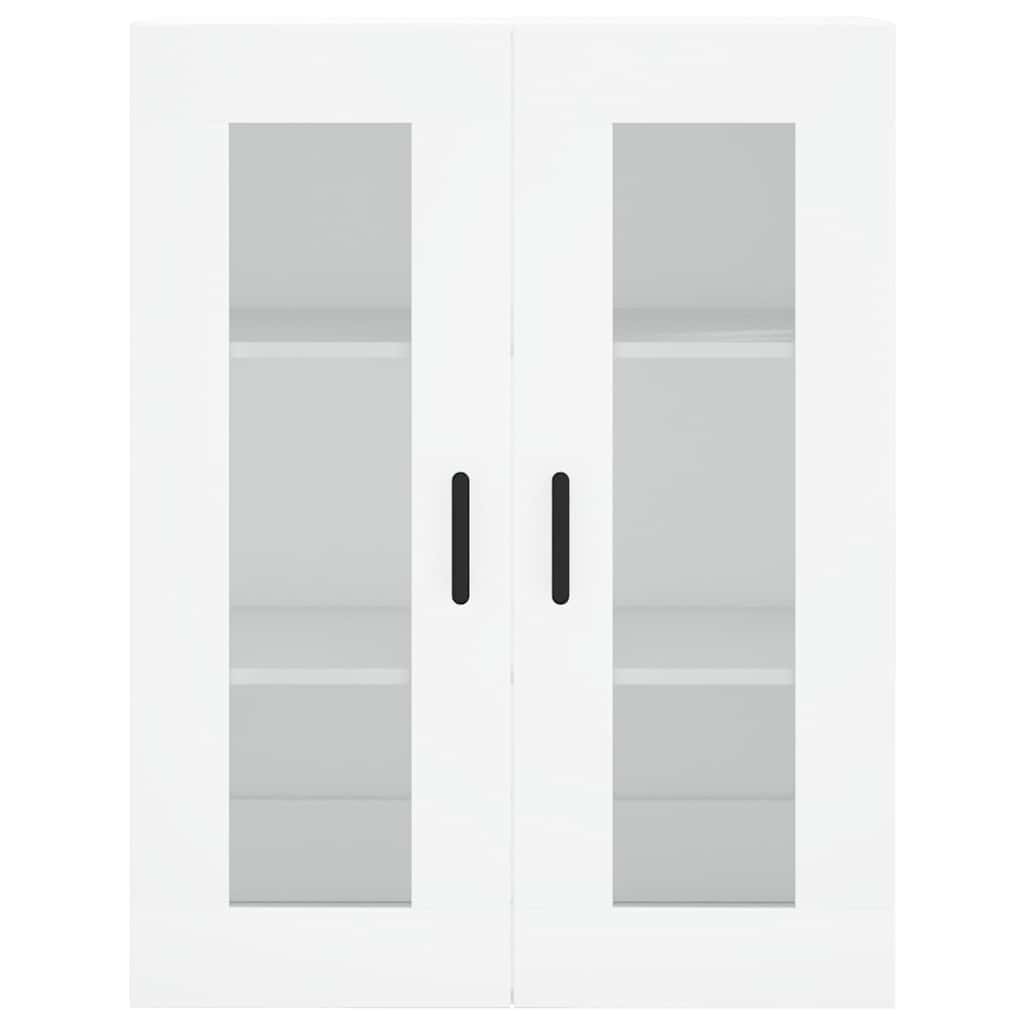 Highboard White 69,5x34x180 cm Engineered Wood
