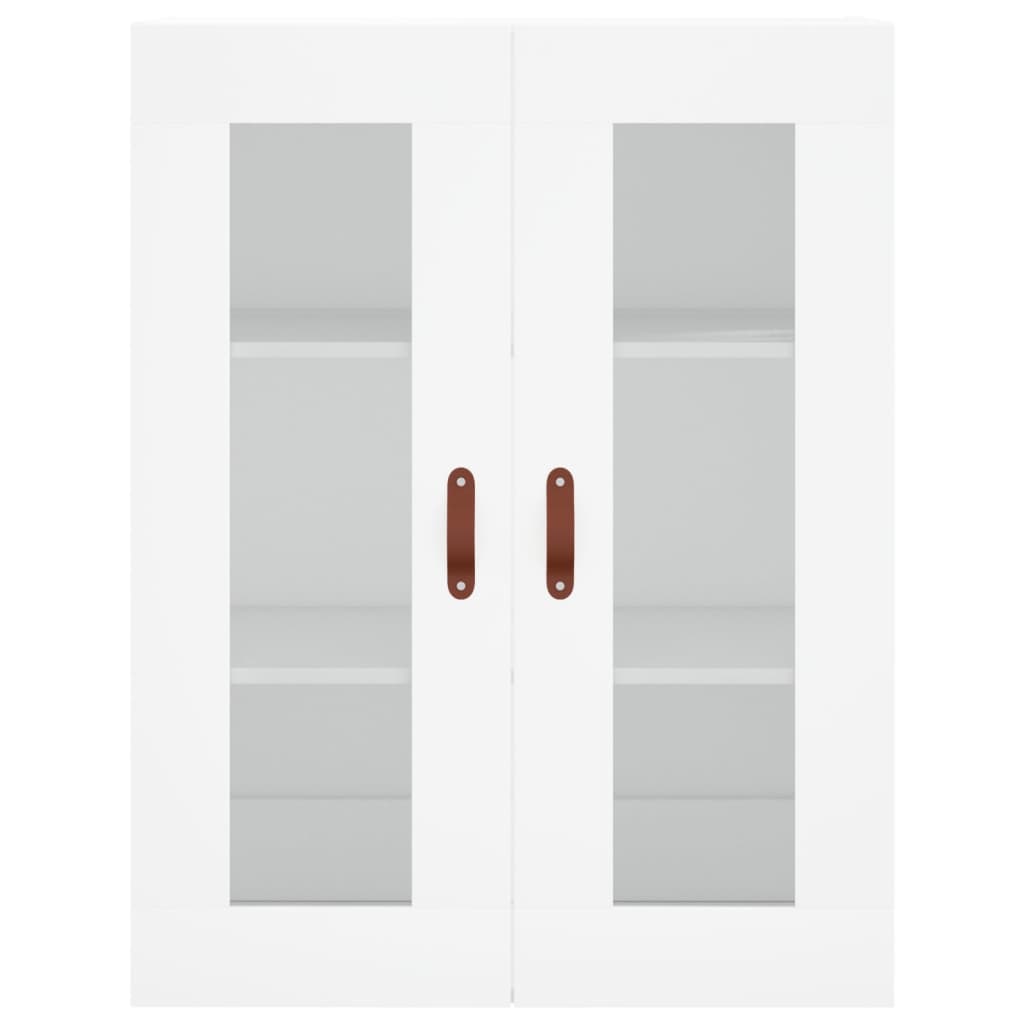 Highboard White 69,5x34x180 cm Engineered Wood
