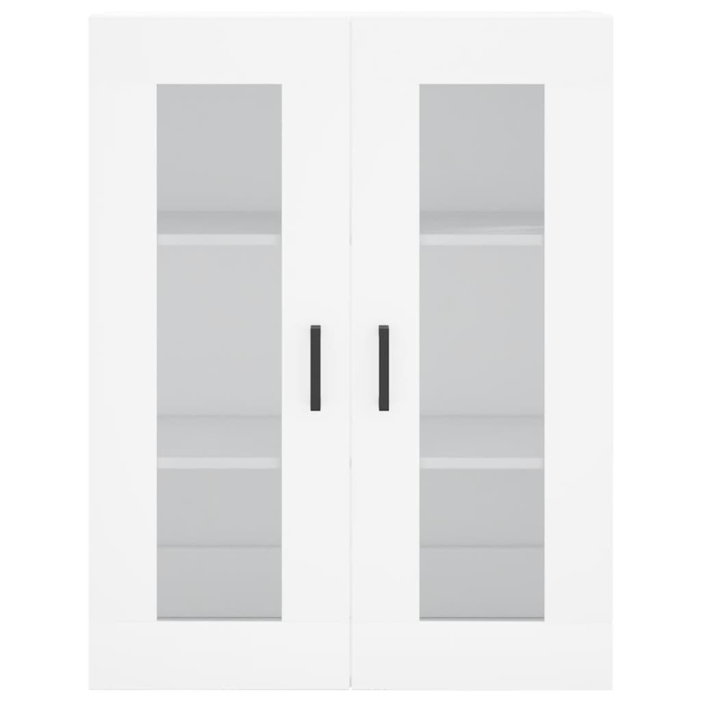 Highboard White 69,5x34x180 cm Engineered Wood