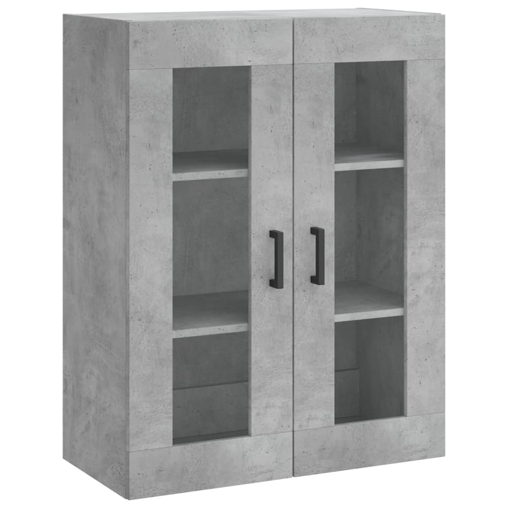 Highboard Concrete Grey 69,5x34x180 cm Engineered Wood