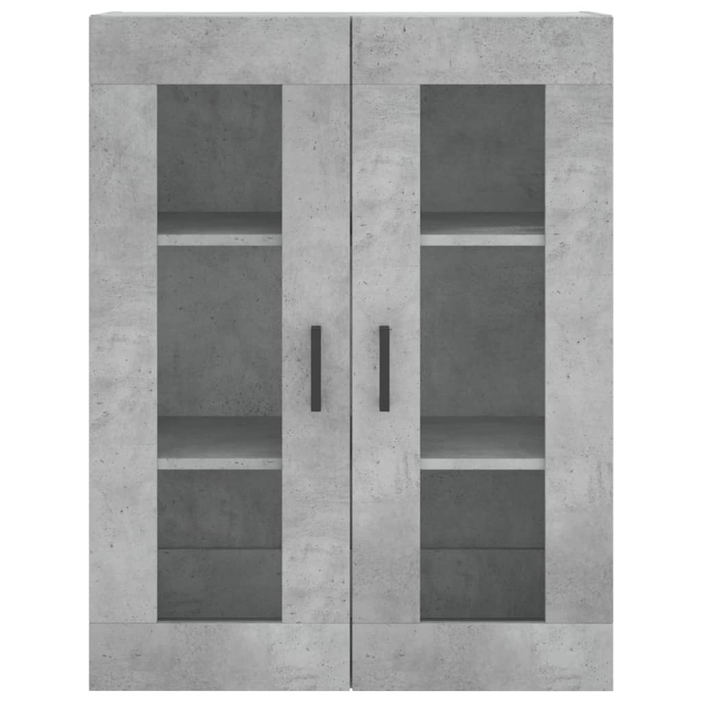 Highboard Concrete Grey 69,5x34x180 cm Engineered Wood