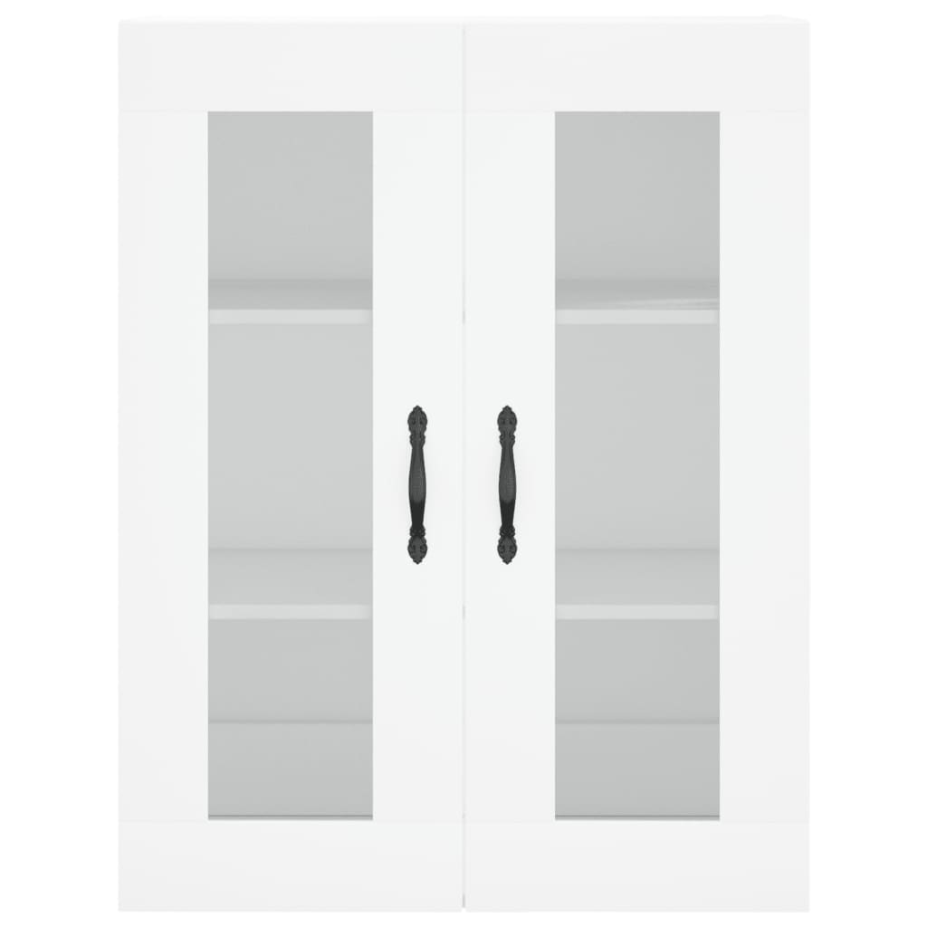 Highboard White 69,5x34x180 cm Engineered Wood