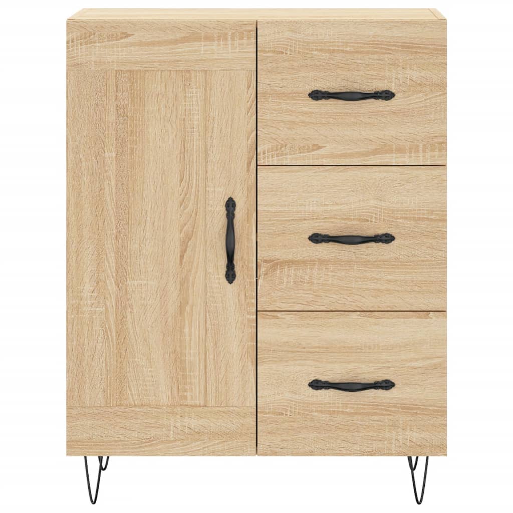 Highboard Sonoma Oak 69,5x34x180 cm Engineered Wood