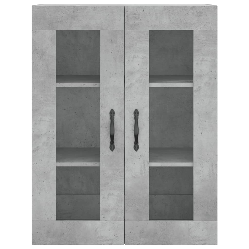 Highboard Concrete Grey 69,5x34x180 cm Engineered Wood