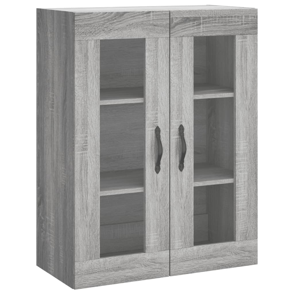 Highboard Grey Sonoma 69,5x34x180 cm Engineered Wood