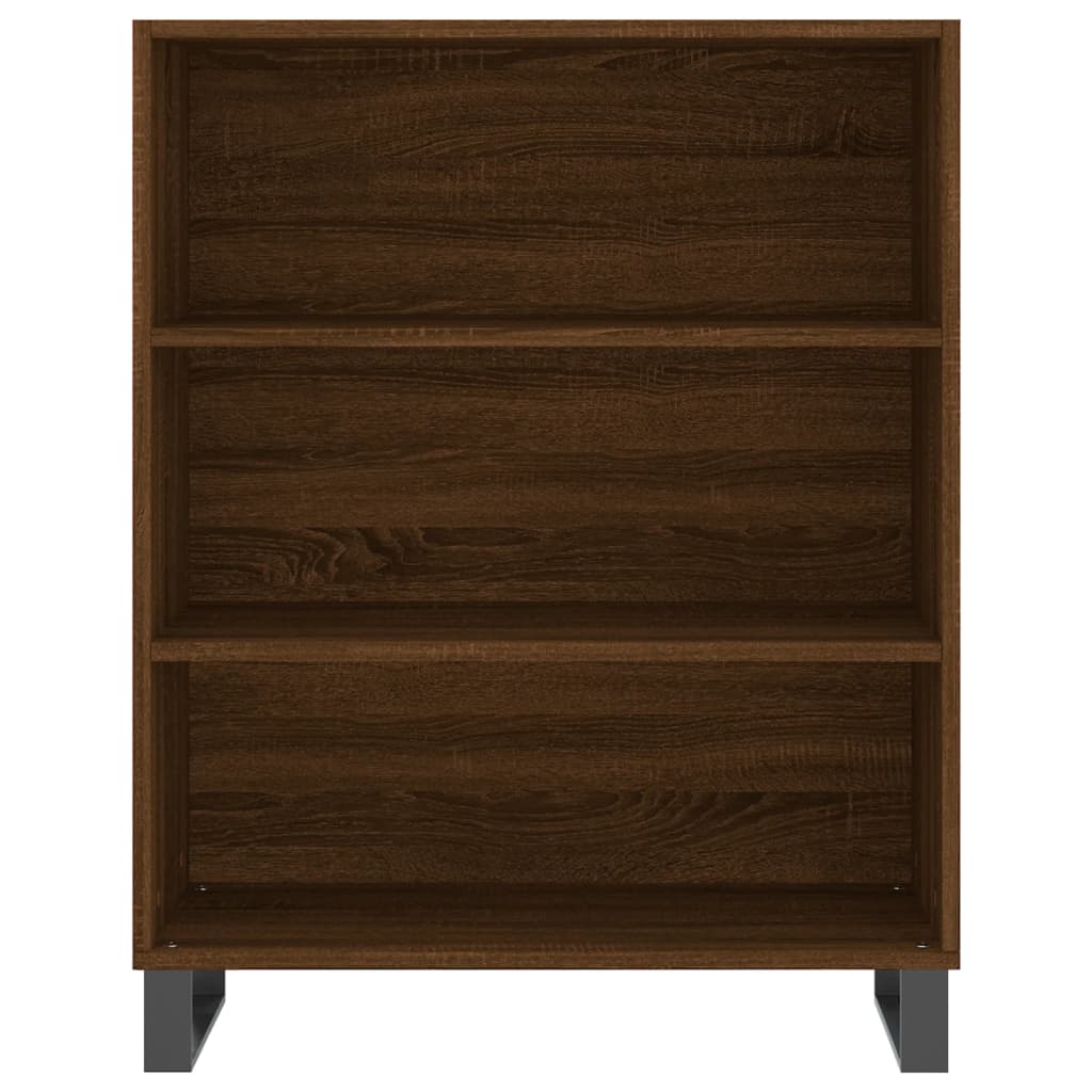 vidaXL Highboard Brown Oak 69.5x34x180 cm Engineered Wood