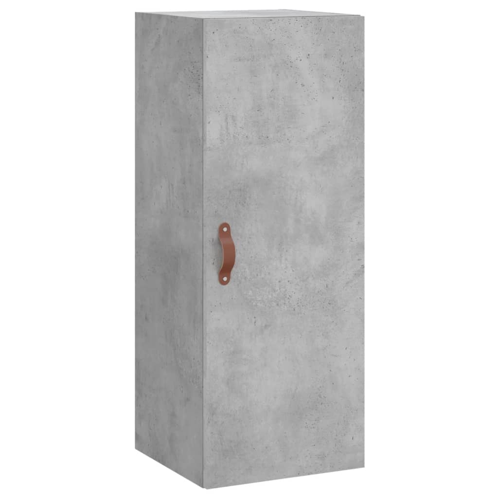 Highboard Concrete Grey 34,5x34x180 cm Engineered Wood