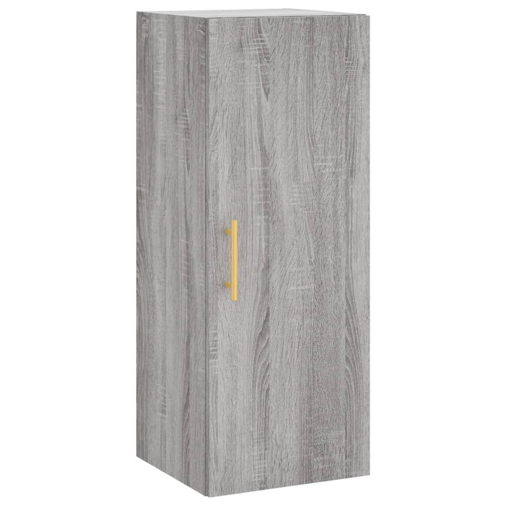 Highboard Grey Sonoma 34,5x34x180 cm Engineered Wood