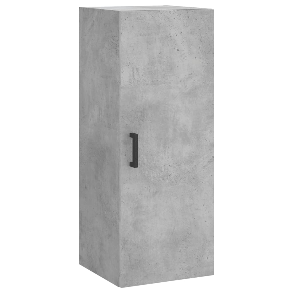 Highboard Concrete Grey 34,5x34x180 cm Engineered Wood