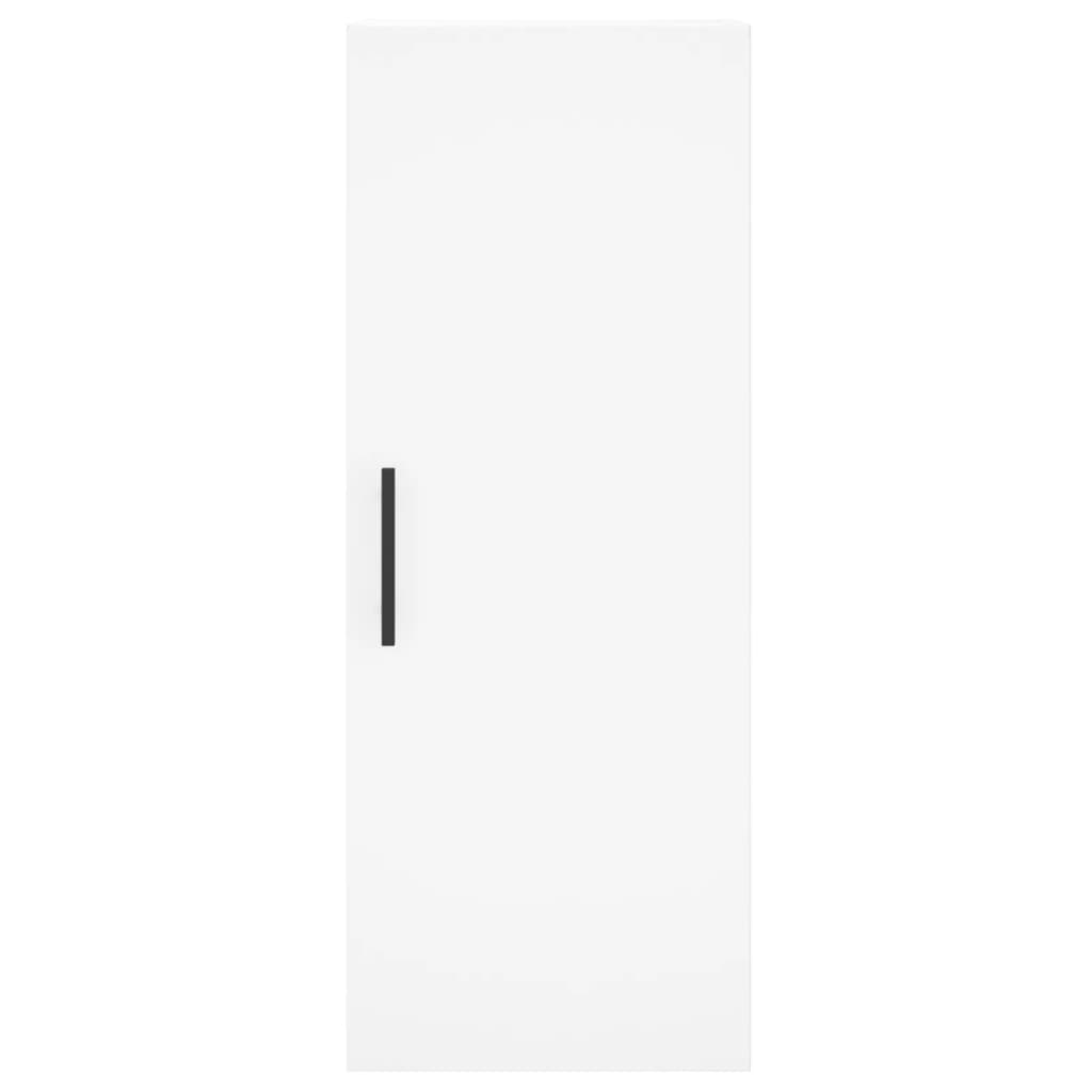Highboard White 34,5x34x180 cm Engineered Wood