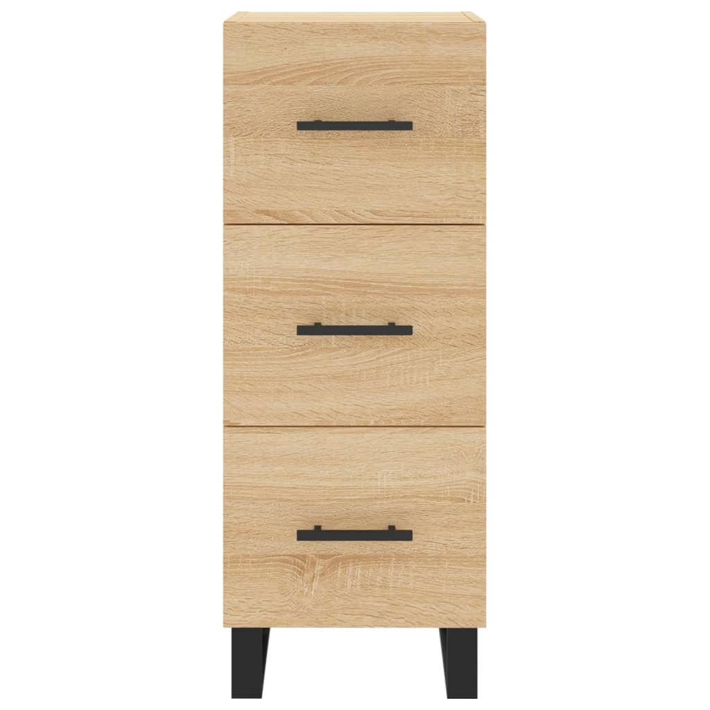 Highboard Sonoma Oak 34,5x34x180 cm Engineered Wood