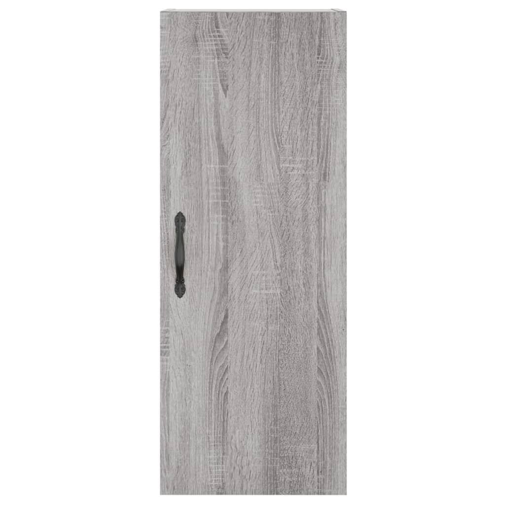 Highboard Grey Sonoma 34,5x34x180 cm Engineered Wood