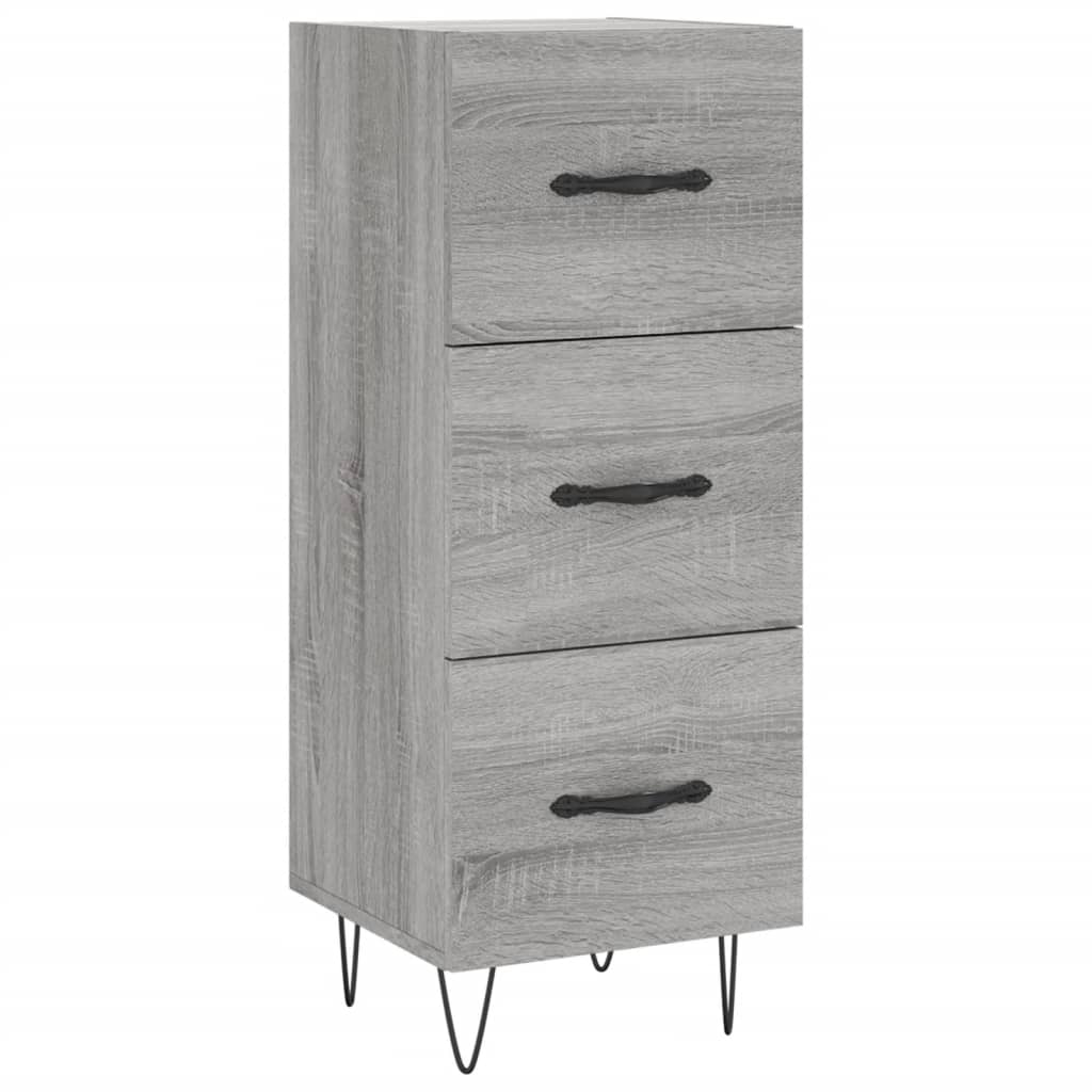Highboard Grey Sonoma 34,5x34x180 cm Engineered Wood