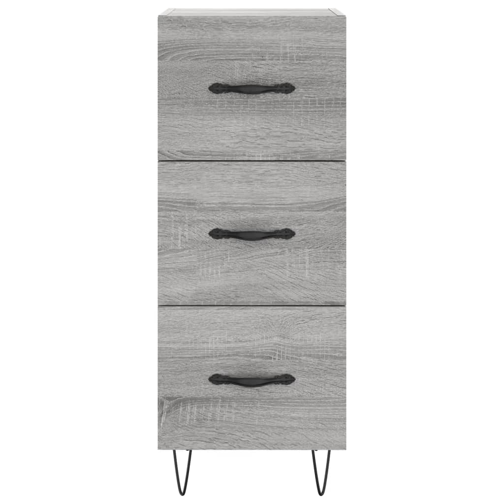 Highboard Grey Sonoma 34,5x34x180 cm Engineered Wood