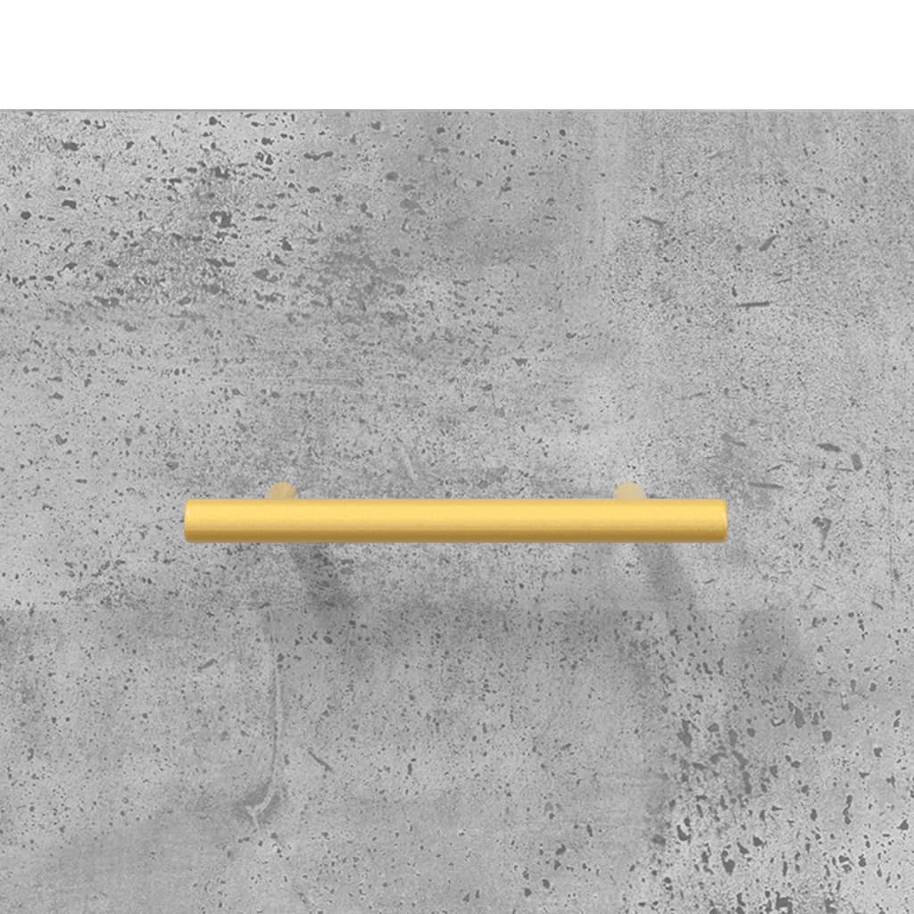 Highboard Concrete Grey 34,5x34x180 cm Engineered Wood
