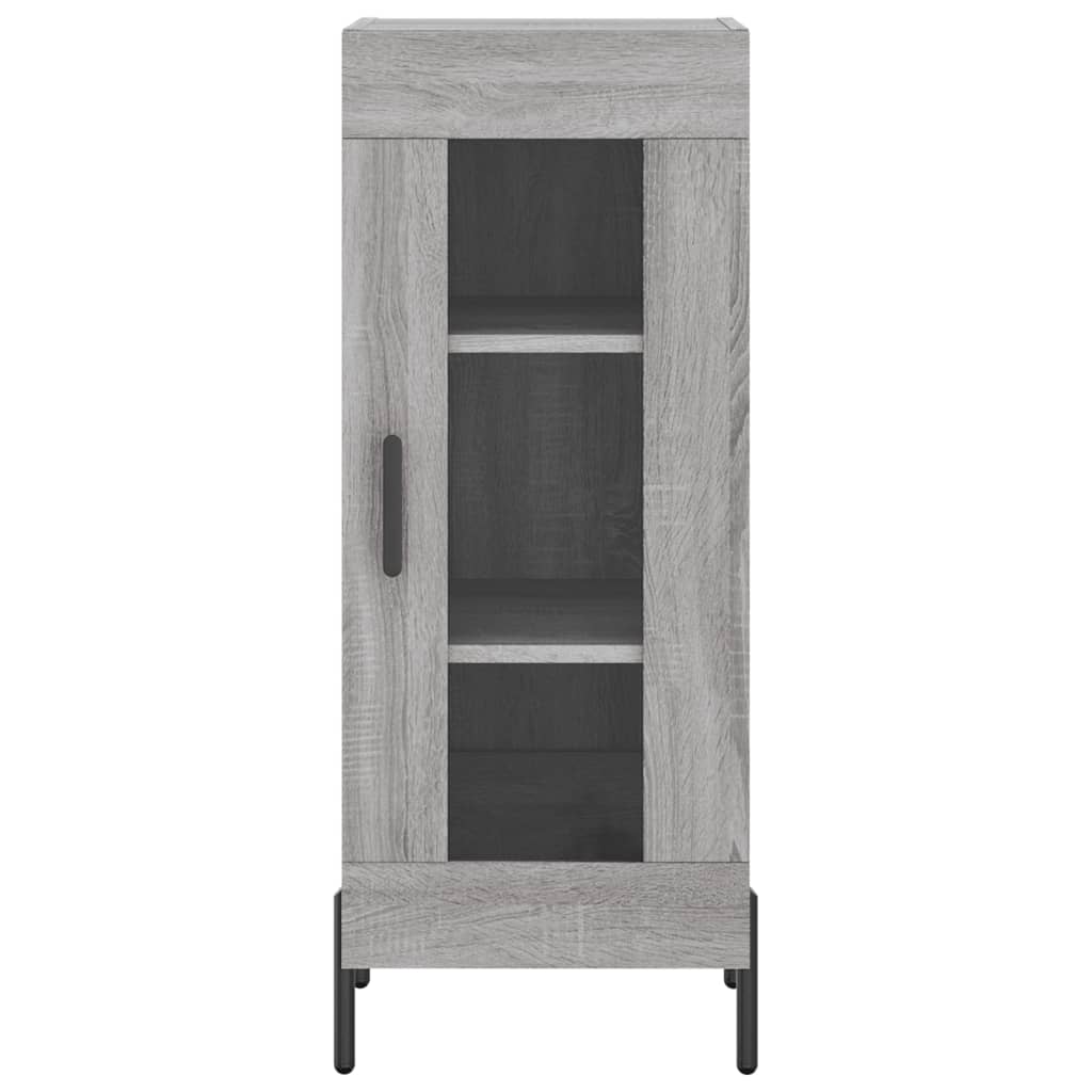 Highboard Grey Sonoma 34,5x34x180 cm Engineered Wood
