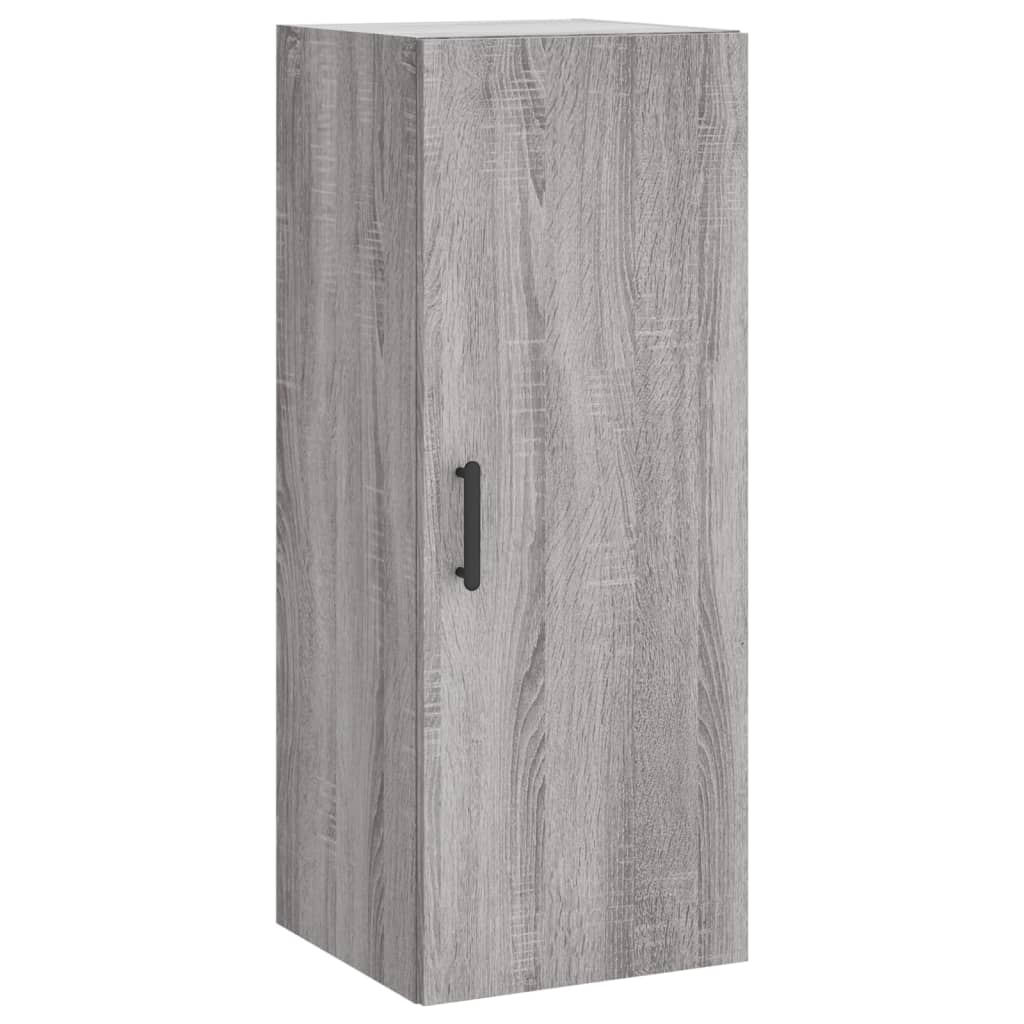 Highboard Grey Sonoma 34,5x34x180 cm Engineered Wood
