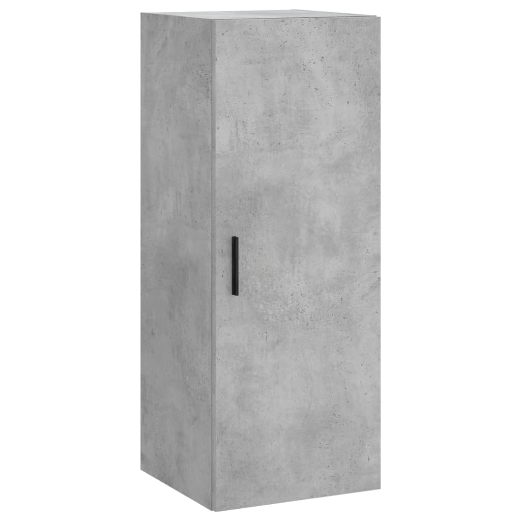 Highboard Concrete Grey 34,5x34x180 cm Engineered Wood