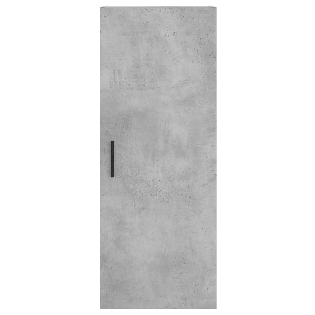 Highboard Concrete Grey 34,5x34x180 cm Engineered Wood