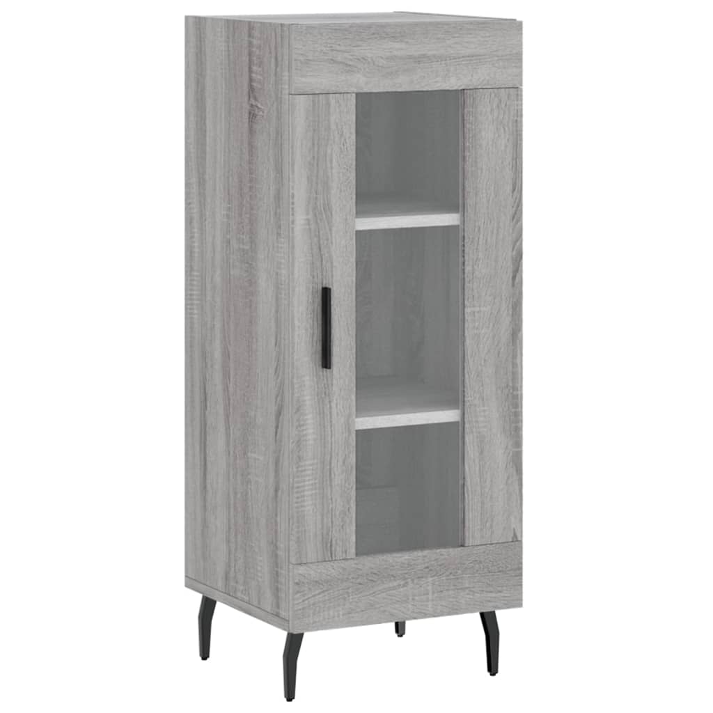 Highboard Grey Sonoma 34,5x34x180 cm Engineered Wood