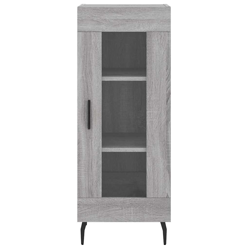 Highboard Grey Sonoma 34,5x34x180 cm Engineered Wood
