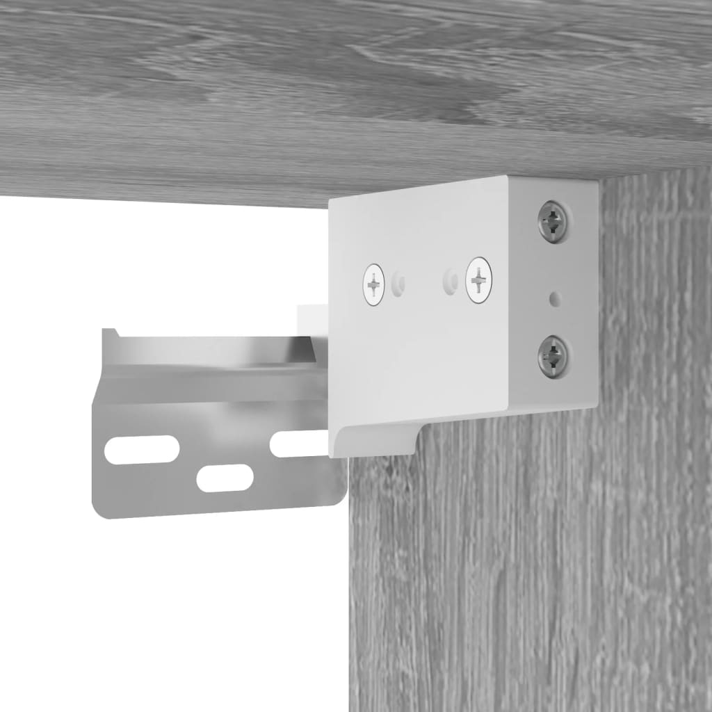 Highboard Grey Sonoma 34,5x34x180 cm Engineered Wood