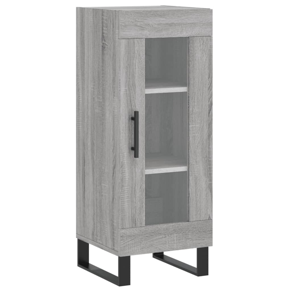 vidaXL Highboard Grey Sonoma 34.5x34x180 cm Engineered Wood