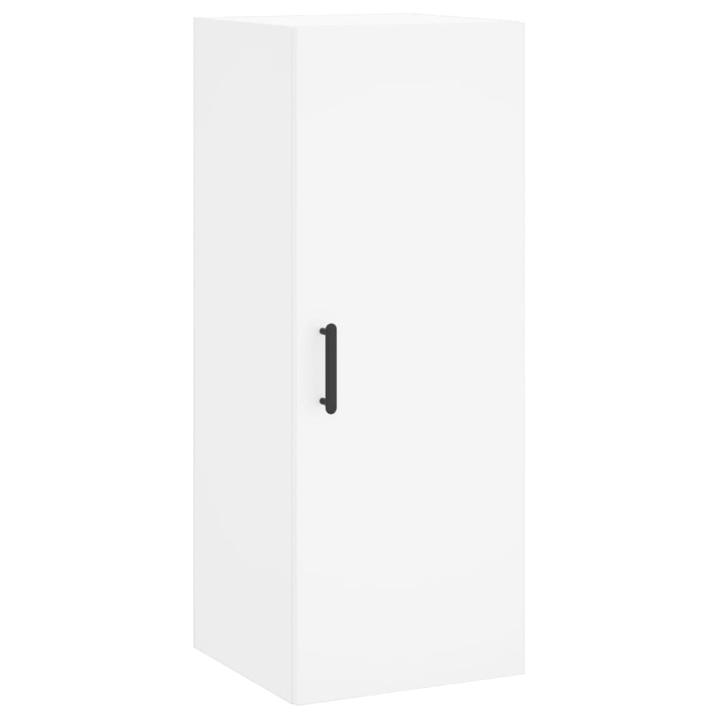 Highboard White 34,5x34x180 cm Engineered Wood