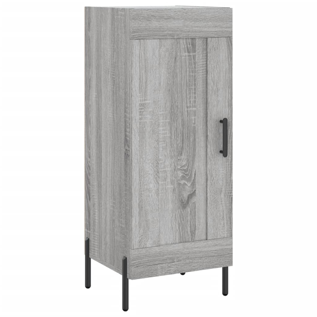 Highboard Grey Sonoma 34,5x34x180 cm Engineered Wood