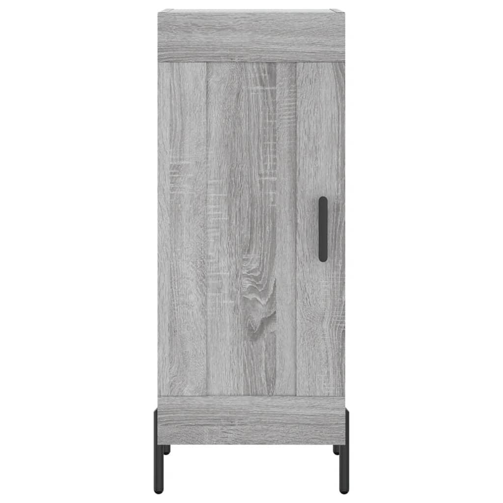 Highboard Grey Sonoma 34,5x34x180 cm Engineered Wood