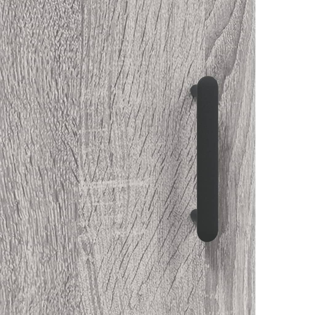 Highboard Grey Sonoma 34,5x34x180 cm Engineered Wood