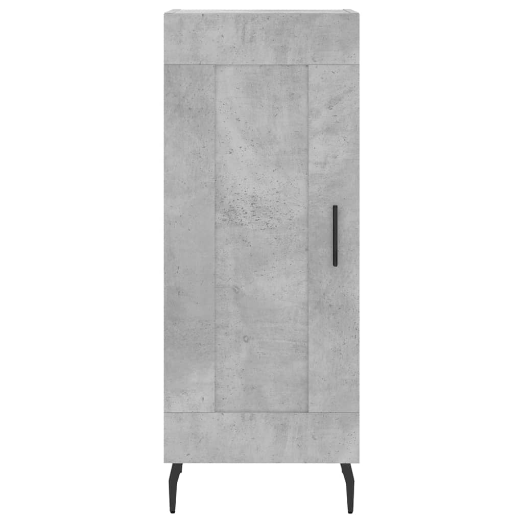 Highboard Concrete Grey 34,5x34x180 cm Engineered Wood