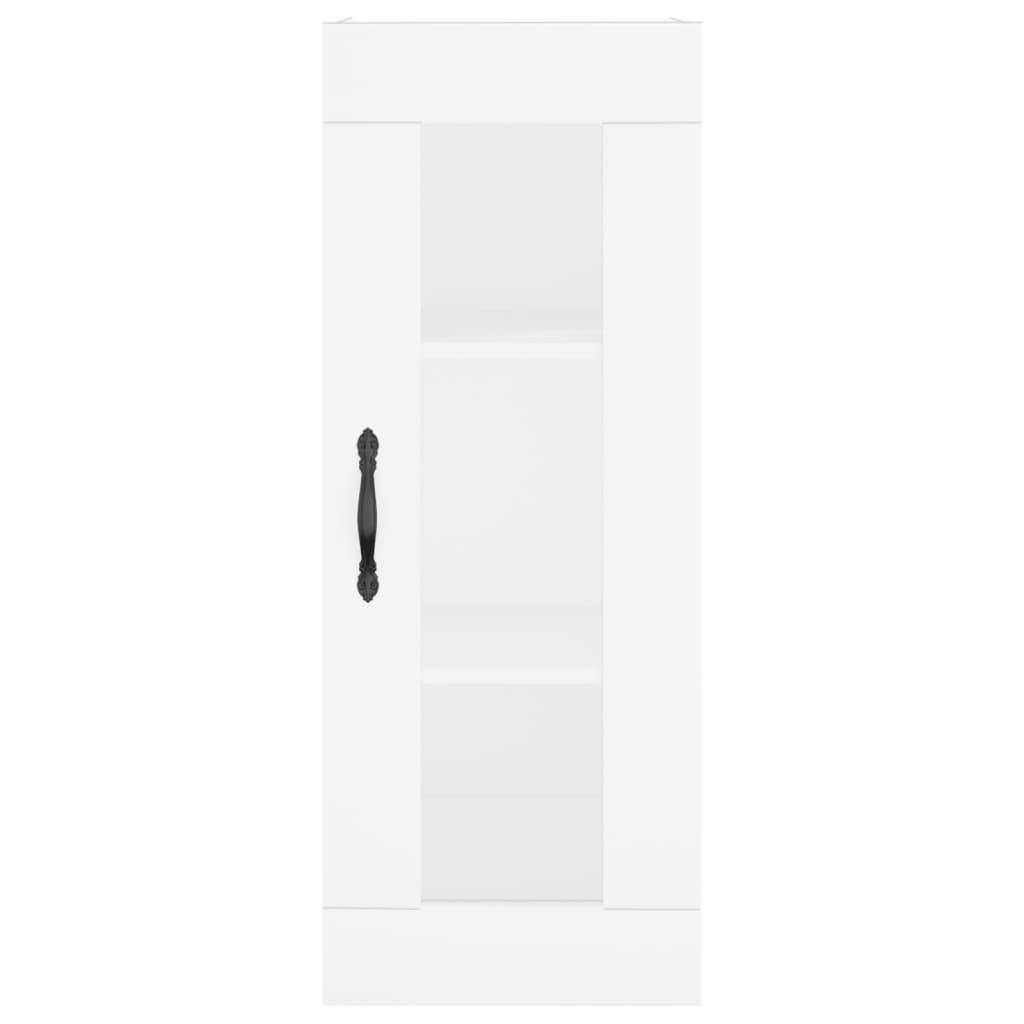 vidaXL Highboard White 34.5x34x180 cm Engineered Wood