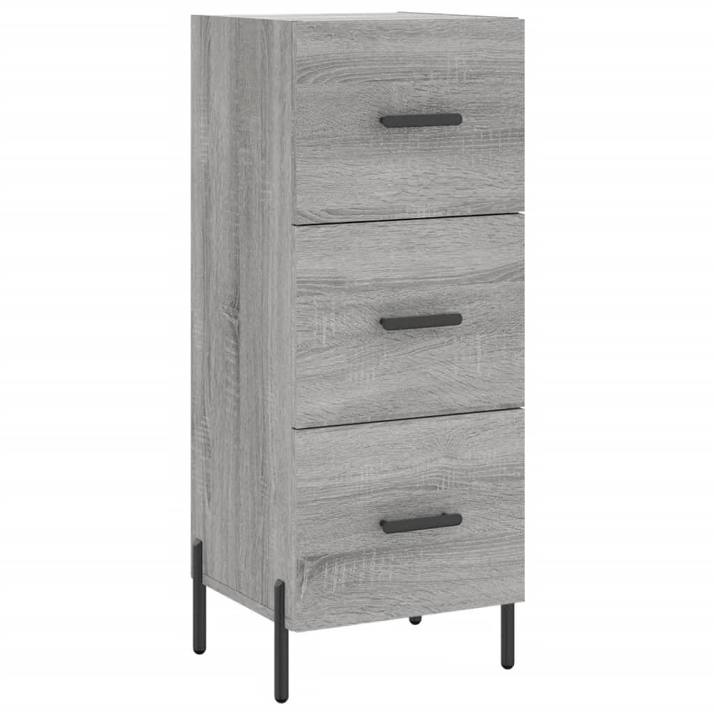 Highboard Grey Sonoma 34,5x34x180 cm Engineered Wood
